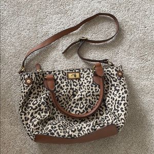 J. Crew Leopard Satchel